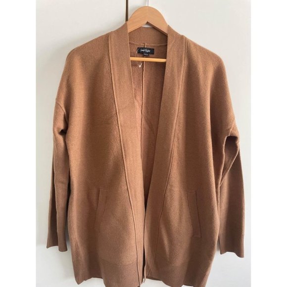 NWT Lord & Taylor Beige Cardigan - Picture 4 of 7